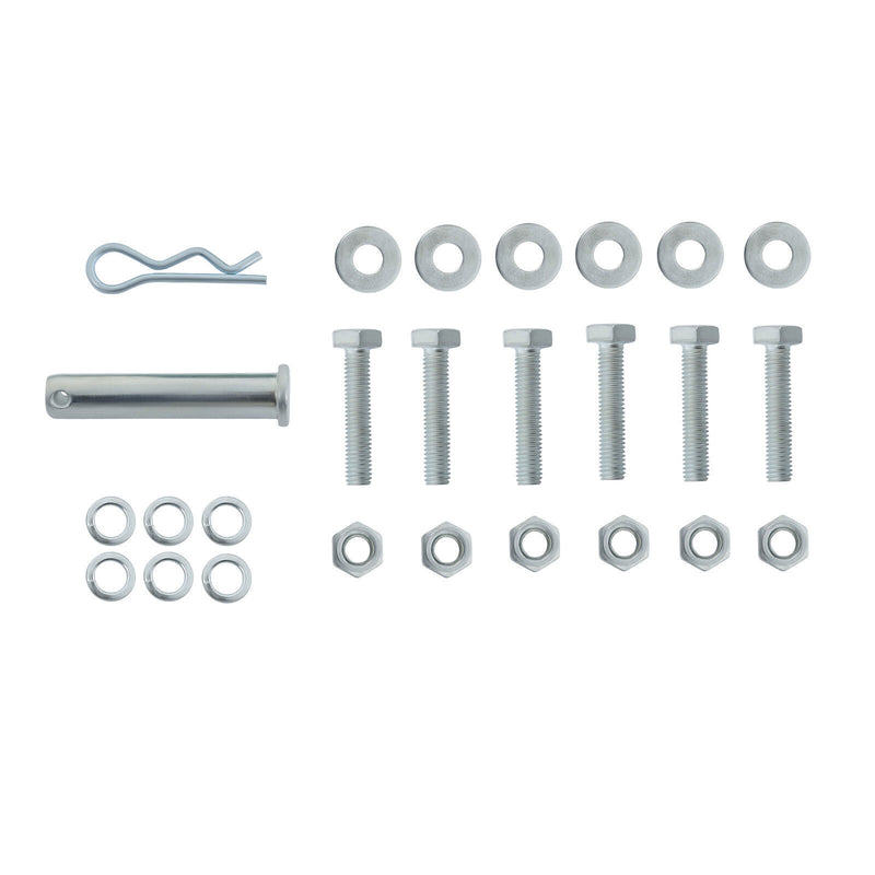 DURAFORCE Bolt on Grab Hooks & D Rings & 2" Receiver For John Deere Compact Tractor STEEL