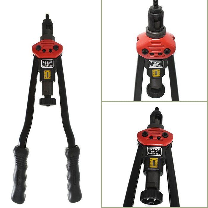 DURAFORCE Rivet Nut Gun Kit Rivnut Setting Tools Nut Setter Tool Hand Blind Riveter 16"