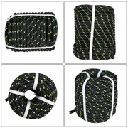 DURAFORCE Double Braid Polyester Rope 6180Lbs Breaking Strength 1/2" × 150' Bull Rope