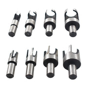 DURAFORCE High Quality Wood Plug Hole Cutter Dowel Maker Cutting Shank Drill Bit Set 8 Pcs