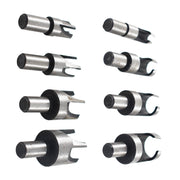 DURAFORCE High Quality Wood Plug Hole Cutter Dowel Maker Cutting Shank Drill Bit Set 8 Pcs
