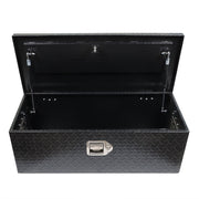 DURAFORCE Aluminum Black Tool Box For Pickup Trailer Truck Storage 30 Inch