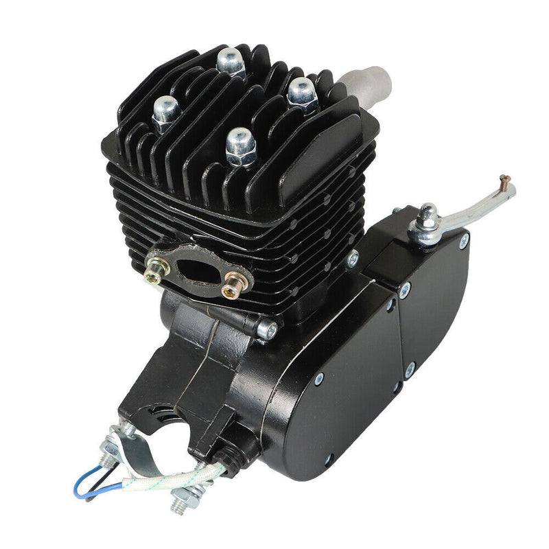 DURAFORCE 80cc 2 Stroke Motorized Motorised Bicycle Bike Cycle Gas Engine Motor Black