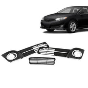 DURAFORCE Bumper Lower Grille Fog Lamp Cover Bezel For 2012-2014 Toyota Camry SE