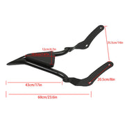 DURAFORCE Rear Backrest Sissy Bar W/Pad For Honda Rebel 300 500 CMX300 CMX500 2017-2022