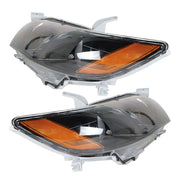 DURAFORCE Right+Left Headlight For 2007-2009 Toyota Camry Projector Assembly Black