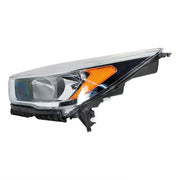 DURAFORCE Left+Right Side Headlights DRL For 2017-2019 Ford Escape Halogen Chrome