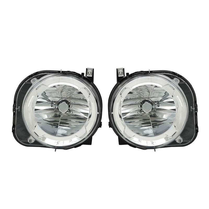 DURAFORCE Right+Left Headlights For 2015-2018 Jeep Renegade Projector Halogen Type