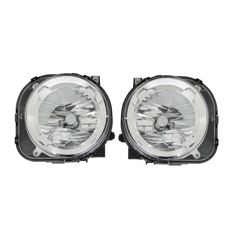 DURAFORCE Right+Left Headlights For 2015-2018 Jeep Renegade Projector Halogen Type
