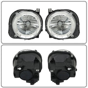 DURAFORCE Right+Left Headlights For 2015-2018 Jeep Renegade Projector Halogen Type