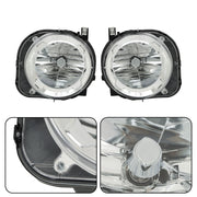 DURAFORCE Right+Left Headlights For 2015-2018 Jeep Renegade Projector Halogen Type