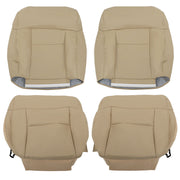 DURAFORCE Front Seat Cover For Ford F150 Lariat XLT 2004-2008 Front Bottom Top Tan