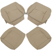 DURAFORCE Front Seat Cover For Ford F150 Lariat XLT 2004-2008 Front Bottom Top Tan