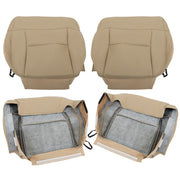 DURAFORCE Front Seat Cover For Ford F150 Lariat XLT 2004-2008 Front Bottom Top Tan