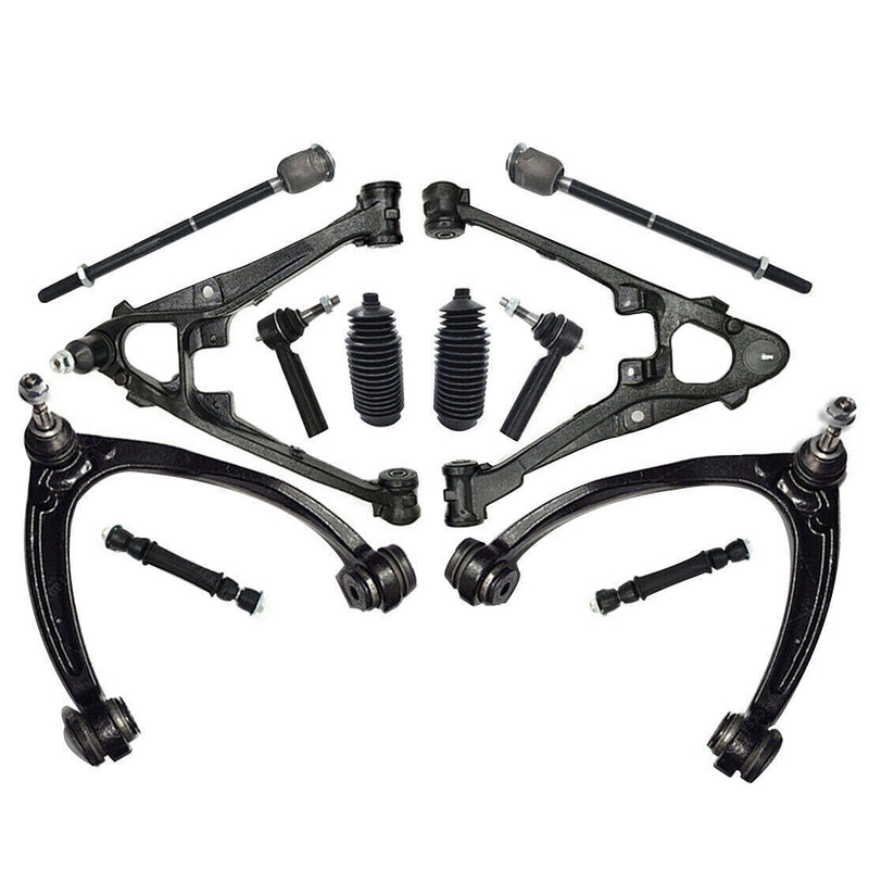 DURAFORCE Front Upper Lower Control Arm Tierod Kit For 2007-2013 GMC YUKON XL 1500