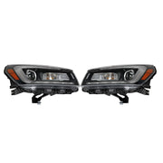 DURAFORCE Right+Left Side Headlight For 2013-2016 GMC Acadia Halogen+LED Headlamp