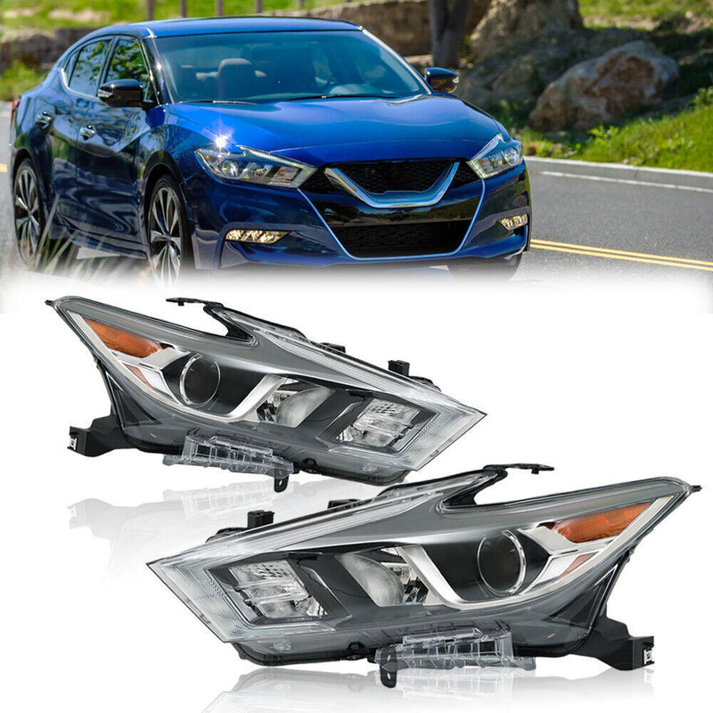 DURAFORCE Left+Right Headlight For 2016-2018 Nissan Maxima Full LED 260604RF4B