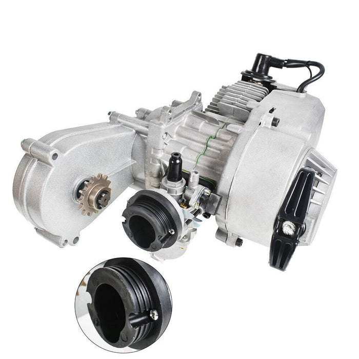 DURAFORCE 2-Stroke 49CC Complete Engine Motor With Gear Box For ATV Dirt Bike Scooter