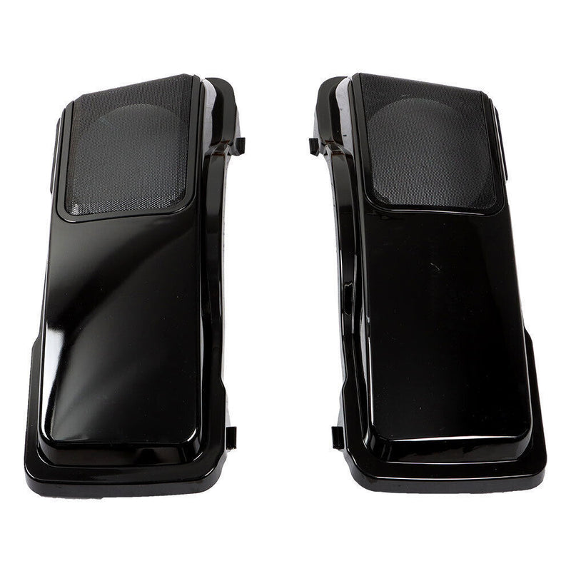 DURAFORCE For 1994-2013 Touring Saddlebags Pair 6×9" Speaker Lids Vivid Black CVO Style