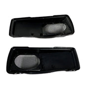 DURAFORCE For 1994-2013 Touring Saddlebags Pair 6×9" Speaker Lids Vivid Black CVO Style