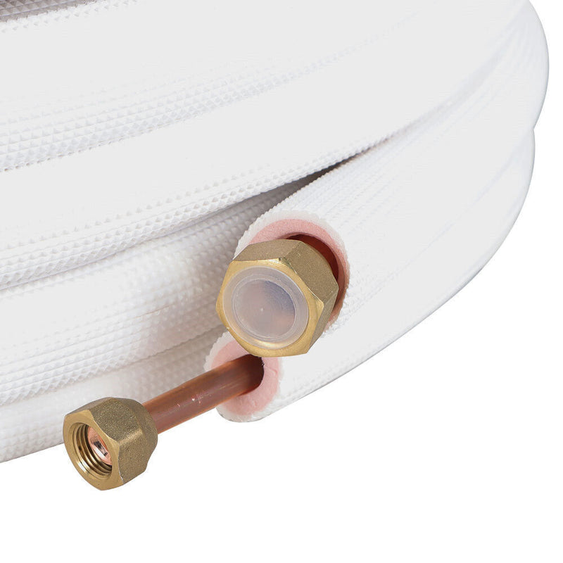 DURAFORCE 50 Feet 3/8"-5/8" Dia. White Install Kit For Mini Split Heat Pump Systems