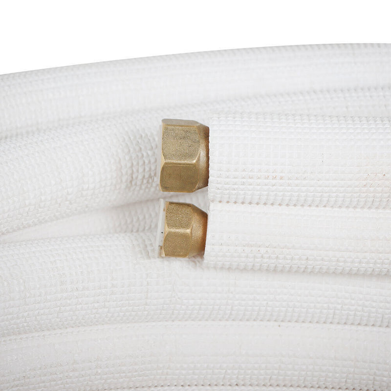 DURAFORCE 50 Feet 3/8"-5/8" Dia. White Install Kit For Mini Split Heat Pump Systems