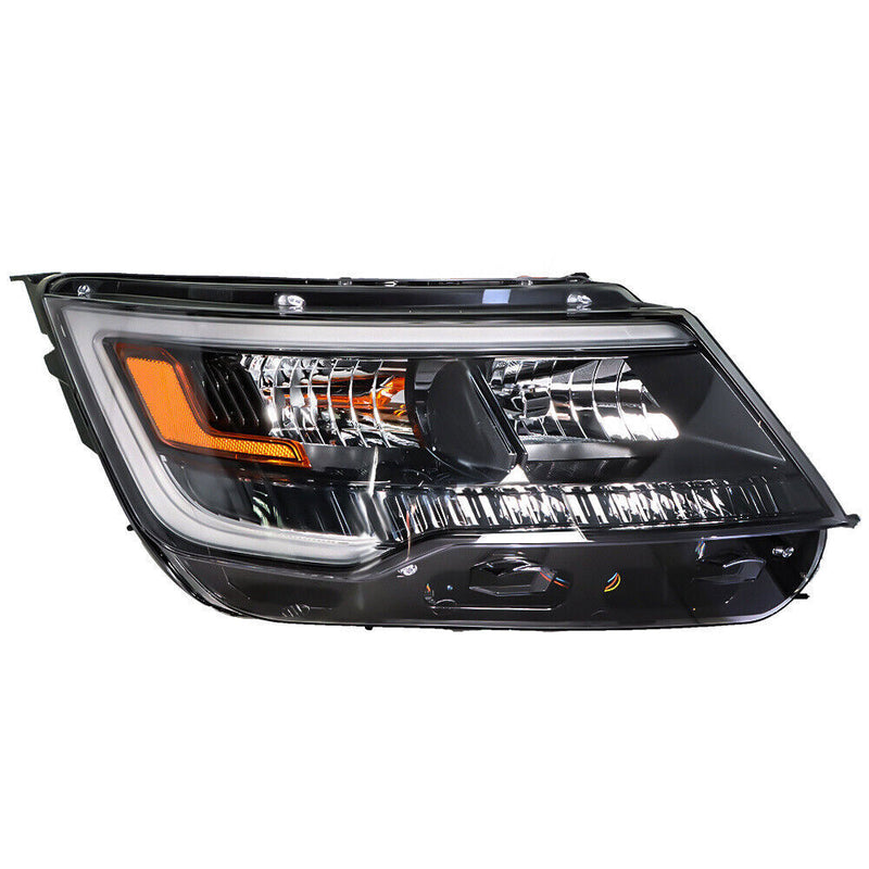 DURAFORCE Right Headlight For 16-18 Ford Explorer Sport Halogen W/LED DRL Halogen