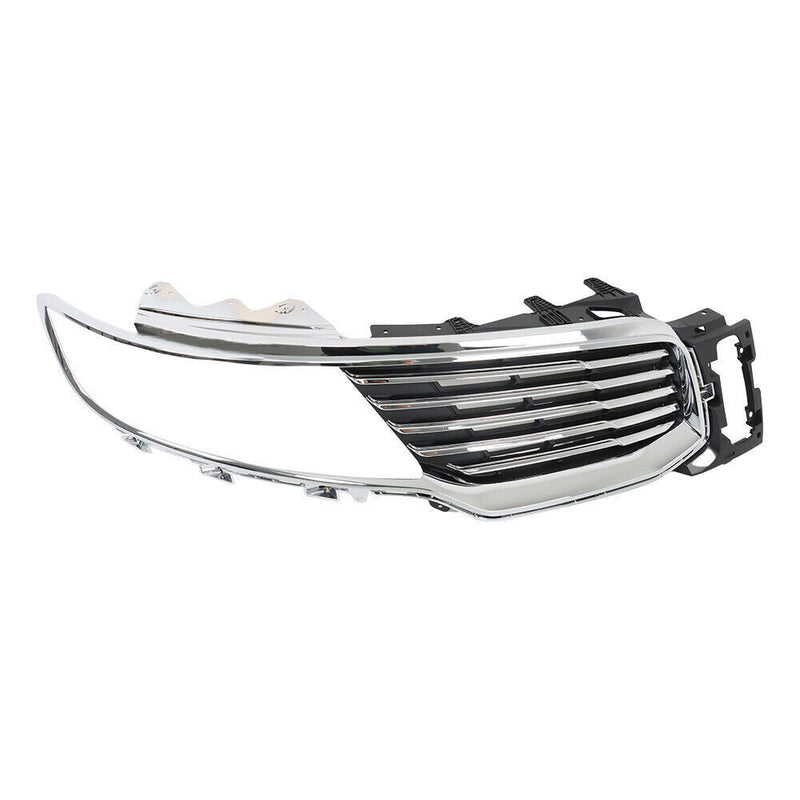 DURAFORCE Front Upper Grille Insert Chrome For 2016-2018 Lincoln MKX Right Side