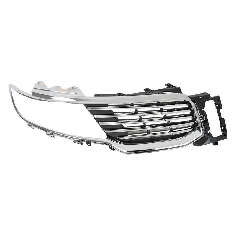 DURAFORCE Front Upper Grille Insert Chrome For 2016-2018 Lincoln MKX Right Side