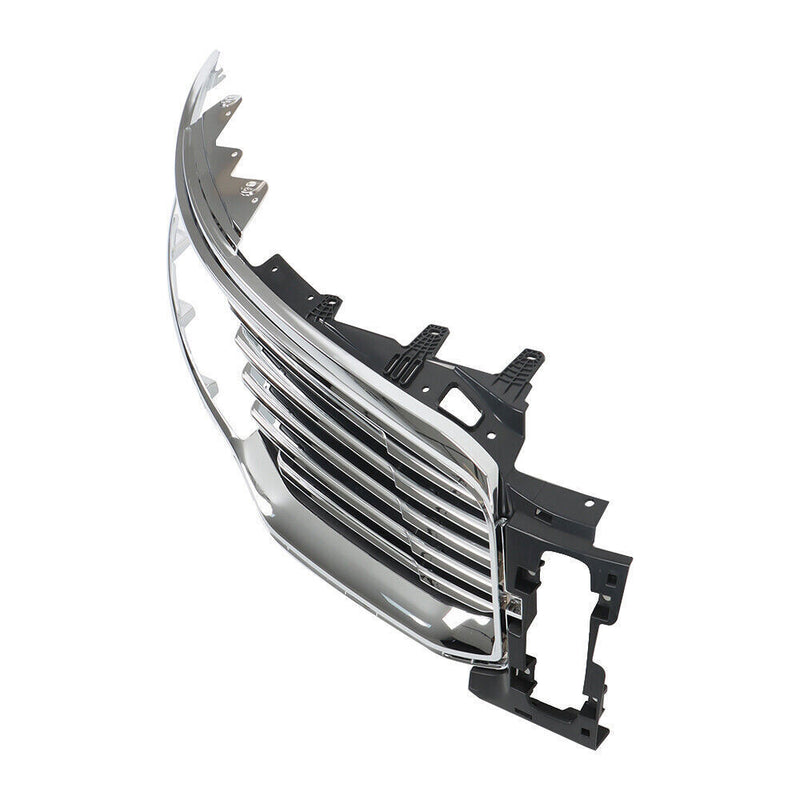 DURAFORCE Front Upper Grille Insert Chrome For 2016-2018 Lincoln MKX Right Side