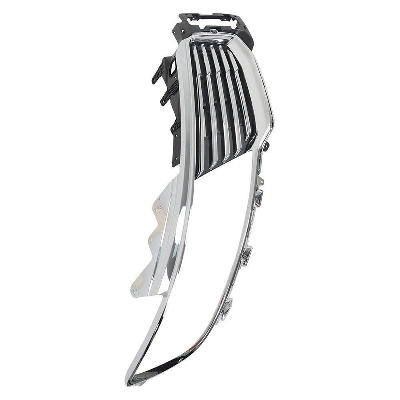 DURAFORCE Front Upper Grille Insert Chrome For 2016-2018 Lincoln MKX Right Side