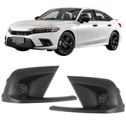 DURAFORCE Front LED Fog Lights Lamp For 2022-2023 Honda Civic w/ Switch Left&Right