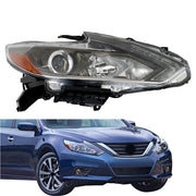 DURAFORCE Right Headlight For 2016 2017 2018 Nissan Altima LED Type Chrome Housing