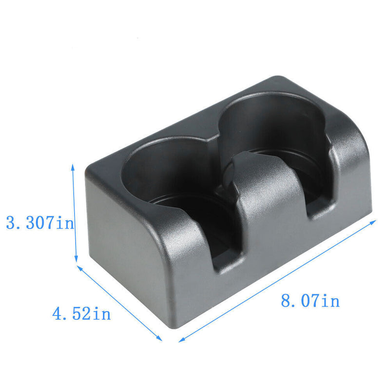 DURAFORCE Seat Cup Holder Drink For 2004-2012 Colorado Canyon Bench Black Insert