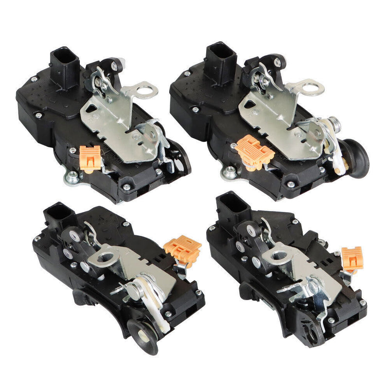 DURAFORCE Front + Rear Door Lock Actuators For GMC Chevrolet Cadillac 2007-09 4Pcs