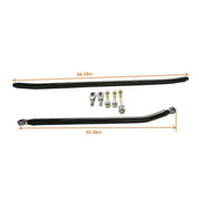 DURAFORCE Steering Crossover Kit For 1984-2001 Jeep Cherokee XJ Black 2PC