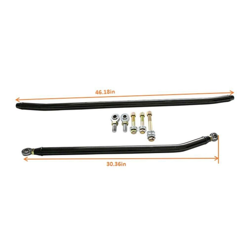 DURAFORCE Steering Crossover Kit For 1984-2001 Jeep Cherokee XJ Black 2PC
