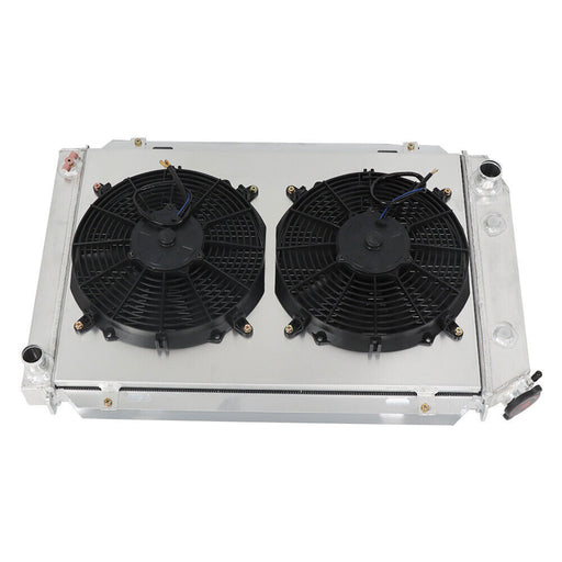 DURAFORCE 3 Row Radiator+Shroud Fan For 1979-1993 Ford Mustang GT LX SVT Foxbody