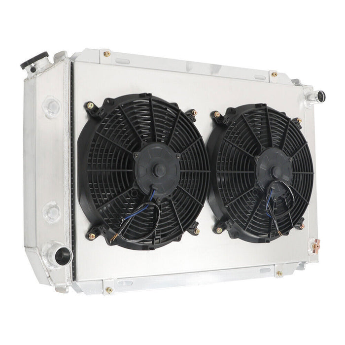 DURAFORCE 3 Row Radiator+Shroud Fan For 1979-1993 Ford Mustang GT LX SVT Foxbody