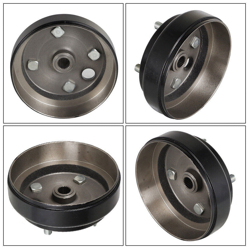 DURAFORCE FOR EZGO Rear Brake hub Drums Brake Shoe Kit Electric TXT 96+ Golf Carts 19186G1