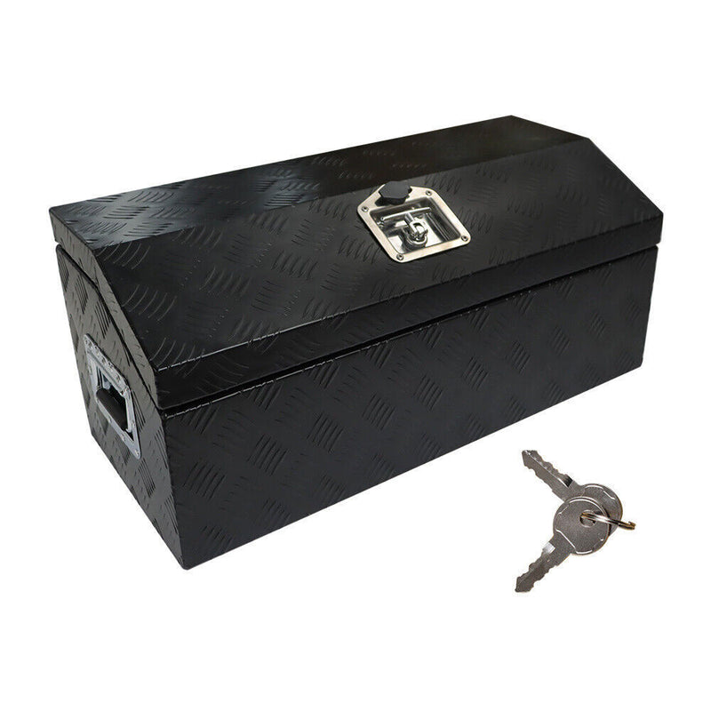 DURAFORCE Black Heavy Duty Pickup Truck Tool Box Bed RV Trailer Storage w/ Key