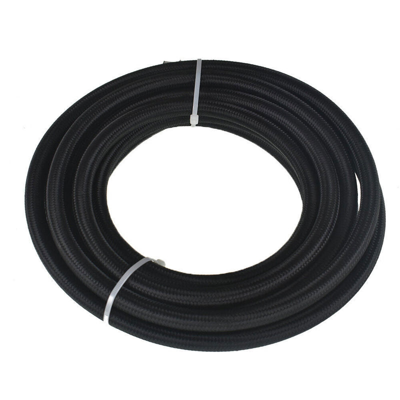 DURAFORCE 8AN 20FT PTFE fuel line hose kit, E85 stainless steel nylon braided hose