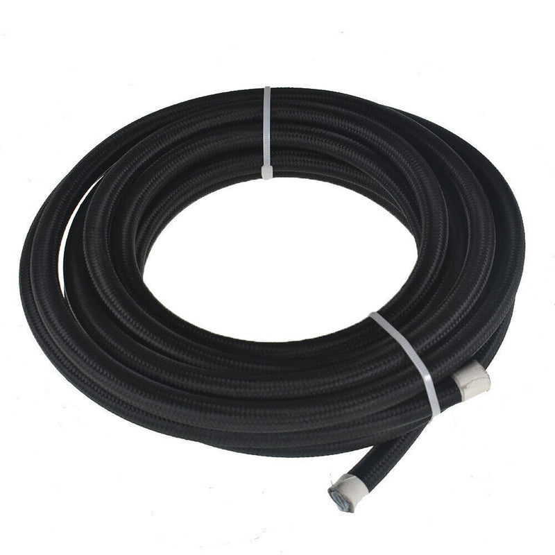 DURAFORCE 8AN 20FT PTFE fuel line hose kit, E85 stainless steel nylon braided hose