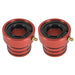 DURAFORCE 2Pcs Front Axle Tube Seal Pair For Jeep ZJ MJ JK TJ XJ 30/44 Red