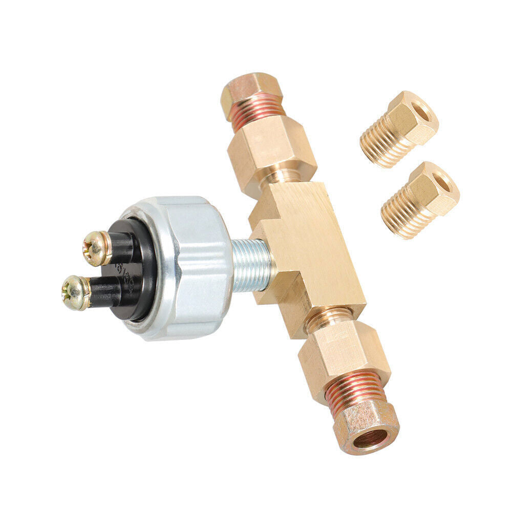 Hydraulic Brake Light Switch In Line Universal ABS Metal Low Pressure ...
