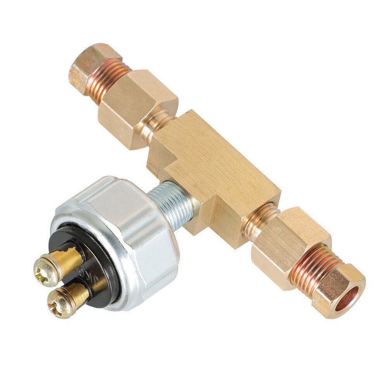 DURAFORCE Hydraulic Brake Light Switch In Line Universal ABS Metal Low Pressure