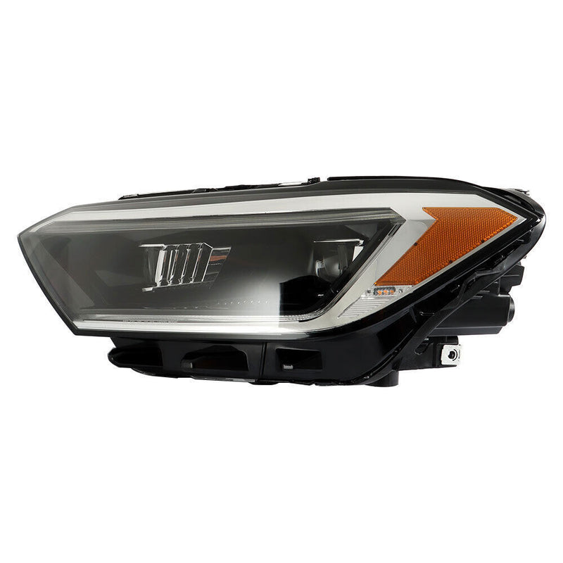 DURAFORCE Left Headlight For 2019-2023 Volkswagen Jetta Projector LED w/DRL Clear