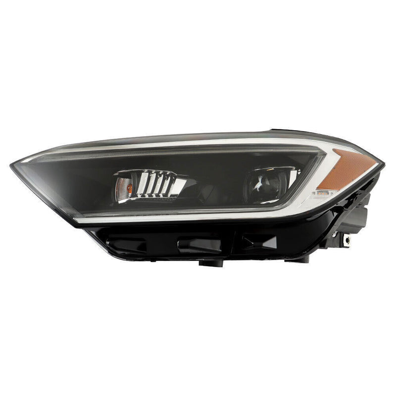 DURAFORCE Left Headlight For 2019-2023 Volkswagen Jetta Projector LED w/DRL Clear