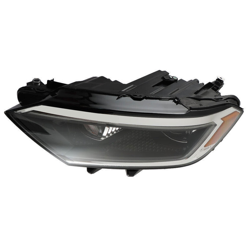 DURAFORCE Left Headlight For 2019-2023 Volkswagen Jetta Projector LED w/DRL Clear