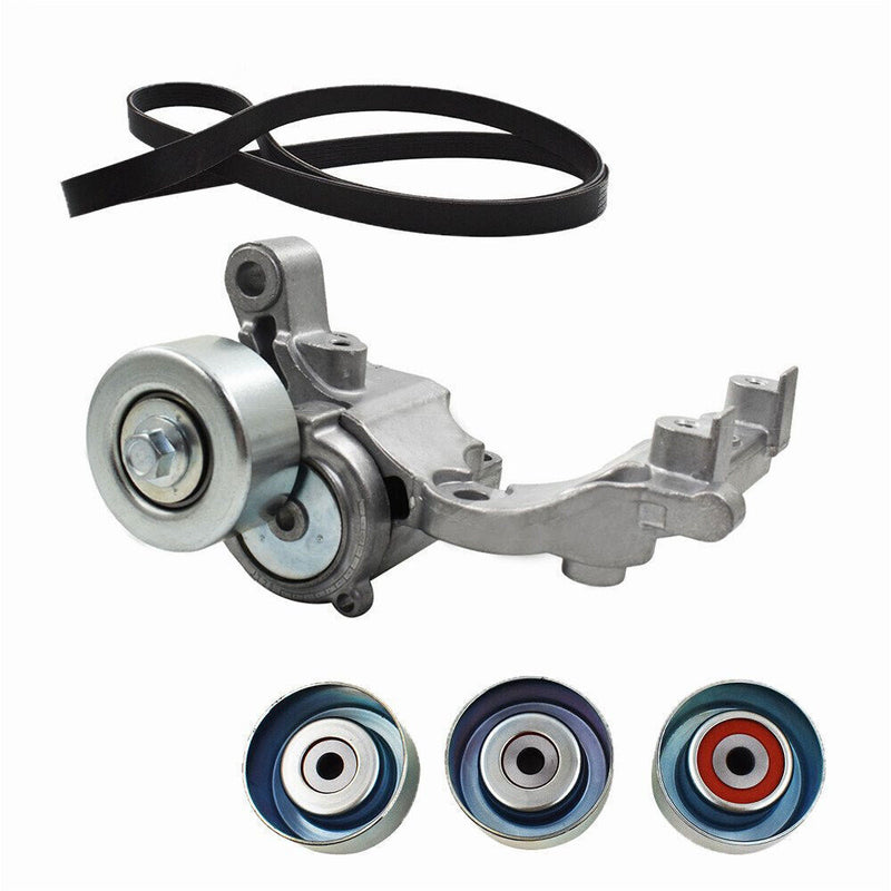 DURAFORCE Drive Belt Tensioner & Idler Pulley Kit For 03-09 Toyota 4Runner V6 4.0L